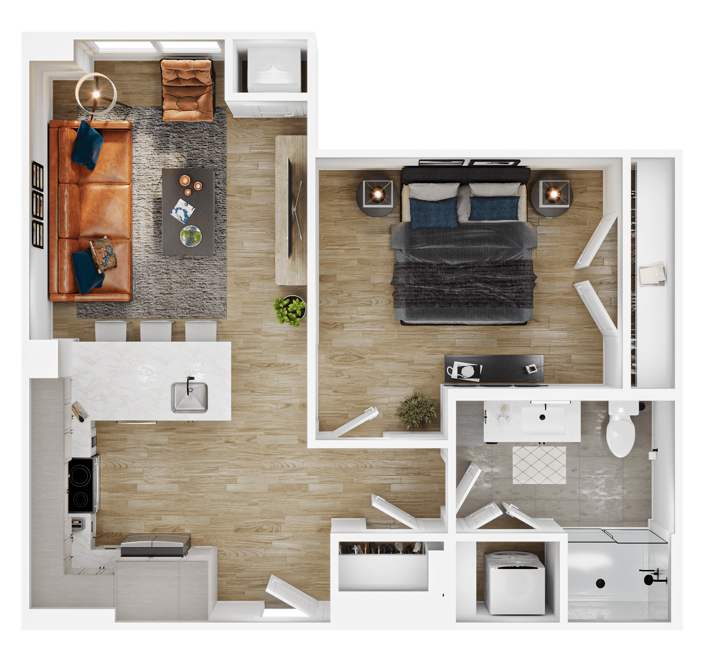 Floor plan layout diagram for A5